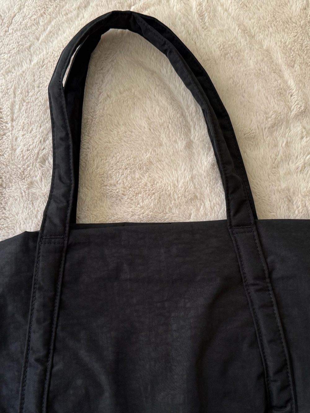 NWT BAGGU Mini Cloud Bag Tote Black - Picture 11 of 12